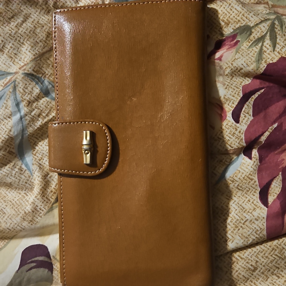 Longchamp Tan Leather Wallet